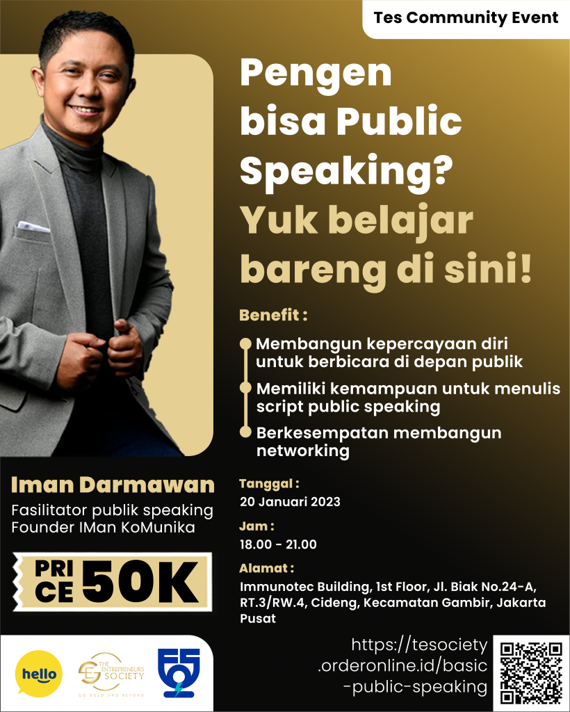 Seminar public speaking untuk umum